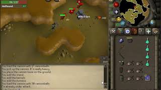 Hell Hounds Slayer Task safe spot OSRS [upl. by Rufus]