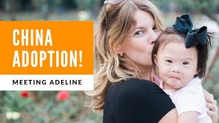 Our Adoption Day story from China Bringing Home Adeline [upl. by Eibba]