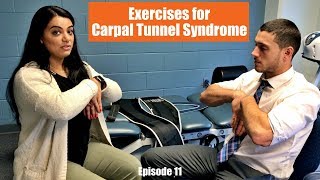 Carpal Tunnel Syndrome Exercises UBSC Student Chiropractic [upl. by Enilehcim]