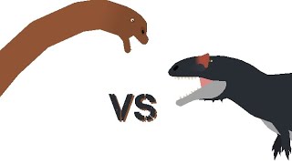 Sauroposeidon VS Giganotosaurus [upl. by Aitsirhc17]