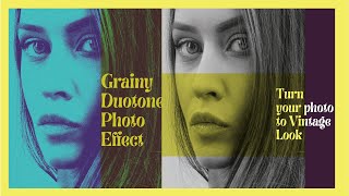 quotGrain Duotone Effect The Ultimate Photo Editing Hackquot with Adobe Photoshop 2024 [upl. by Jere]