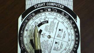 E6B Flight Computer Kilometers to Statue or Nautical Miles [upl. by Milman]