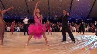 Evgeniy Smagin amp Polina Kazatchenko  WDC World Championship Professional Latin 2014  14 Rumba [upl. by Ahsem]