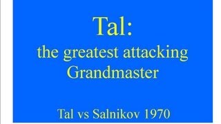 French Defense Tal vs Salnikov  1970 [upl. by Cele986]