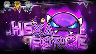 quotHexaForcequot Demon by OSIRIS GD All Coins  Geometry Dash 211 [upl. by Washko]