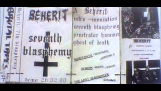 Beherit  Seventh Blasphemy Demo 1990 [upl. by Ecissej]