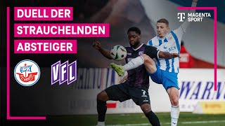 FC Hansa Rostock  VfL Osnabrück Highlights mit LiveKommentar  3 Liga  MAGENTA SPORT [upl. by Allit]