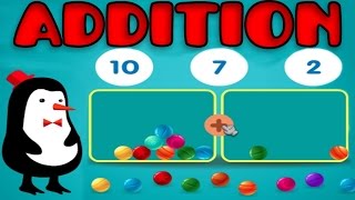 Addition With Manipulatives Basic Math Counting 1  15 Learning Game for Preschool Kids [upl. by Herbert]