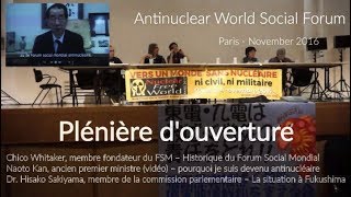 FSMA2017  Ouverture du Forum Social Mondial 2017 à Paris [upl. by Cheung]