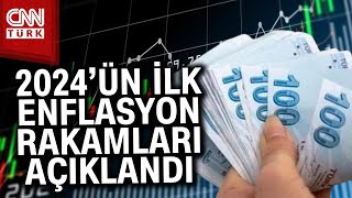 SON DAKİKA 🚨  2024 Yılının İlk Enflasyon Rakamları Açıklandı Haber [upl. by Holbrooke]