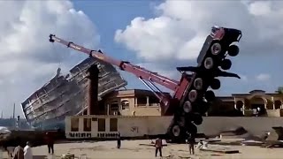 CRANE FAILS Caught on Tape 2016  Compilation of Crashes Collapses Accidents  Failtastic [upl. by Peppel]