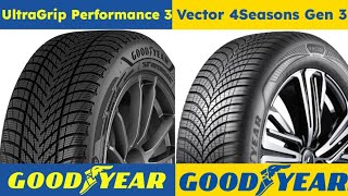 Goodyear UltraGrip Performance 3 vs Goodyear Vector 4Seasons Gen 3 [upl. by Danyette]