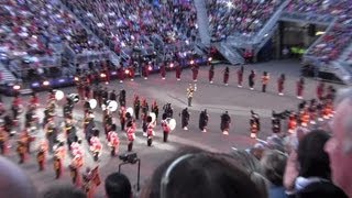 Edinburgh Tattoo 2013  Massed Pipes and Drums [upl. by Mehetabel]