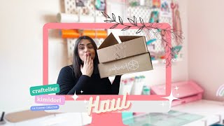 HAUL CRAFTELIER KIMIDORI  spécial rangement  scrapbooking CraftelierEs [upl. by Simone]