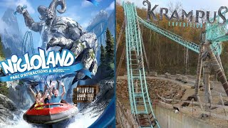 Nigloland Reveal Krampus Expedition NEW For 2021 MACK Water Coaster [upl. by Euh]