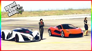 GTA 5 DLC  X80 PROTO vs T20 New Fastest Car FINANCE amp FELONY [upl. by Racklin]