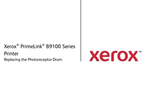 Xerox Primelink B9100  Replacing the Photoreceptor Drum [upl. by Racso819]