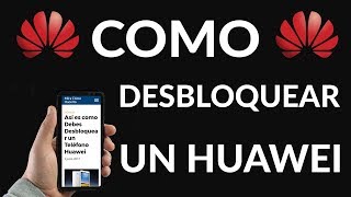 ¿Cómo DESBLOQUEAR un celular HUAWEI sin saber la contraseña con cuenta Google [upl. by Carce]