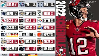 WATCH Breaking Down Bucs 2022 Schedule [upl. by Aer]