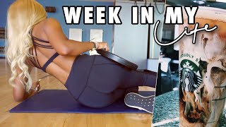 CALIFORNIA VLOG\\ MY HEALTH UPDATE  GLUTE WORKOUT WIML [upl. by Elyag141]