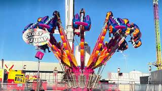 CRAZY JUMP  OFF RIDE   FÊTE FORAINE ST MICHEL DE TOULOUSE 2024 [upl. by Stella]