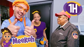 Blippi amp Meekahs Fire Station Adventure in NYC  1 HR OF MEEKAH  Educational Videos for Kids [upl. by Carhart]