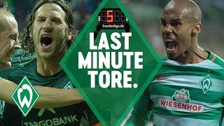 TOP 5 LastMinuteTore SV Werder Bremen Torsten Frings amp Zlatko Junuzovic [upl. by Kathe]