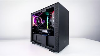 Liquid Cooled Mini ITX RYZEN 3700X RTX 2080 SUPER PC BUILD 2300 [upl. by Angle]