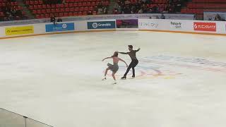 Gabriella Papadakis Guillaume Cizeron Practice  Grand Prix Grenoble  24112018 [upl. by Bridgid]