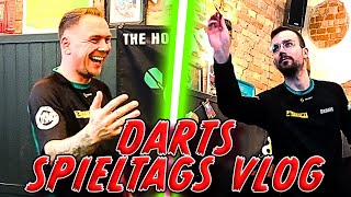 DARTS SPIELTAGS VLOG 🎯 Heimspiel gegen die Pfeileschmeisser 😱🔥  Döner Test bei Yunus Emre [upl. by Ayota557]