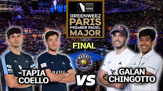 FINAL PARIS Premier Padel Major Greenweez  Coello  Tapia vs Chingotto  Galan  Highlights [upl. by Fons]