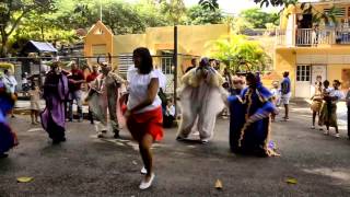 Baile de Vejigantes en la Marcha de la Puertorriqueñidad [upl. by Misa380]