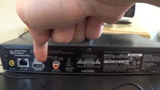 How to Setup a Sony BlueRay DiscDVD Player [upl. by Odnomyar]