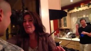 Solder surprises mom on Thanksgiving [upl. by Sasha279]