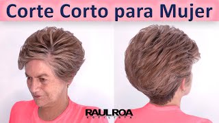 Corte de cabello Corto RAUL ROA ESTILISTA [upl. by Barclay325]