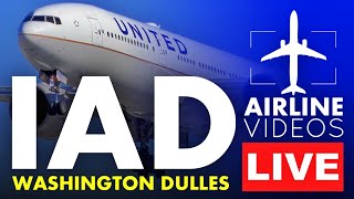 🔴LIVE 4K PLANE SPOTTING at Washington Dulles Airport IAD [upl. by Erdrich]