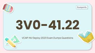 3V04122 Exam Guides for You to Pass and Earn VCAPNV Deploy 2023 Certification [upl. by Nnek635]