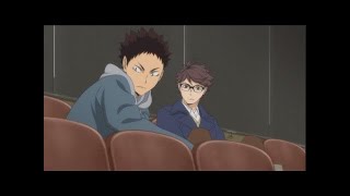 Iwaizumi and Oikawa Moments  Haikyuu season three [upl. by Eugor]