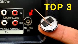 TOP 3 DIY Antennas Using a Battery and Coaxial Cable [upl. by Amandy660]