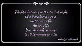 Blackbird Lyrics  Sarah Mclachlan [upl. by Austen681]