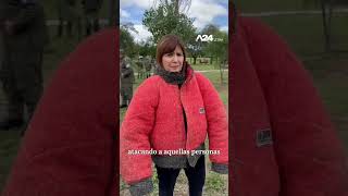 🐶 PATRICIA BULLRICH HIZO UNA DEMOSTRACIÓN CON PERROS DE SEGURIDAD [upl. by Acnoib]