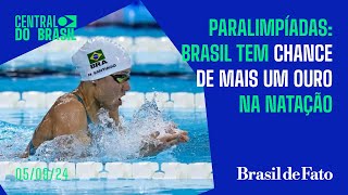 Paralimpíadas Brasil com chance de mais um ouro na natação  Central do Brasil [upl. by Rosette]