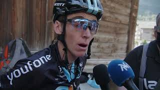 Romain Bardet  Interview à larrivée  Etape 4  Tour de Suisse 2023 [upl. by Bluhm]