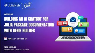 Building an AI Chatbot for Julia Package Documentation with Genie Builder [upl. by Eliezer9]