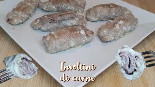 Involtini di carne con speck e formaggio [upl. by Denoting]