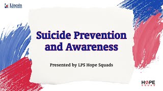 2024 Suicide Prevention Month Video [upl. by Dietz]