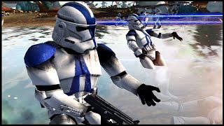 Full Army Retreat Through the Felucia River  Star Wars Ricos Brigade S3E8 [upl. by Ahsieyt]