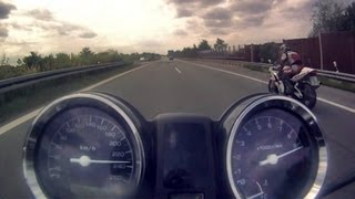 Honda Hornet 900 0200 kmh  Circuit Test [upl. by Larual]