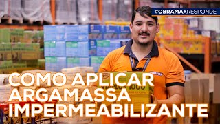 Argamassa Polimérica O Que É Benefícios e Indicações para Impermeabilização [upl. by Enilasor]