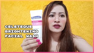 CELETEQUE BRIGHTENING FACIAL WASH REVIEW [upl. by Daryl]